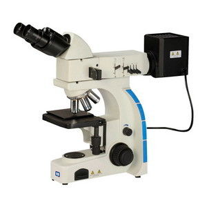 Чистосердечный бинокулярный металлургический микроскоп с отражательным и переданным светом